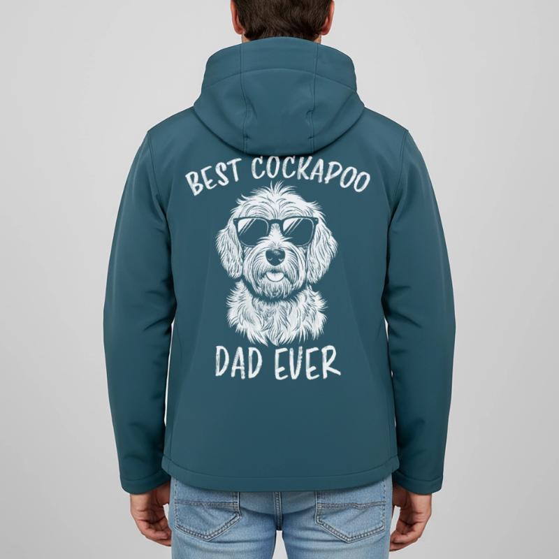 Cockapoo Saying Dad Funny Cockapoo Gift Men’s Recycled Softshell Jacket by Stanley/Stella
