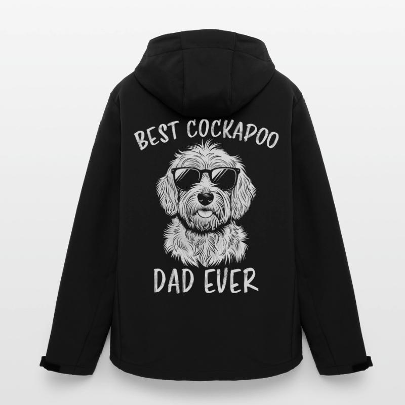 Cockapoo Saying Dad Funny Cockapoo Gift Men’s Recycled Softshell Jacket by Stanley/Stella