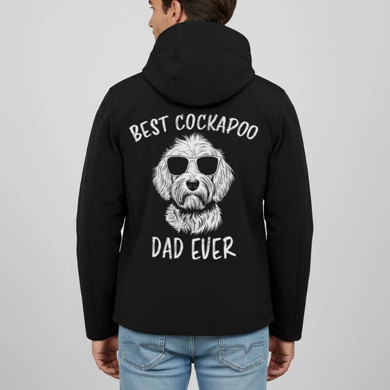 Cockapoo Saying Dad Funny Cockapoo Gift Men’s Recycled Softshell Jacket by Stanley/Stella