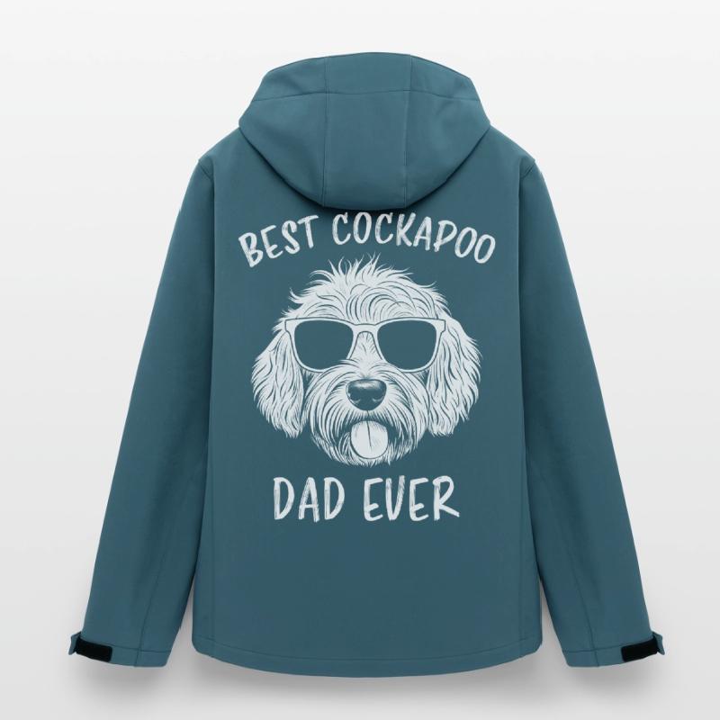 Cockapoo Saying Dad Funny Cockapoo Gift Men’s Recycled Softshell Jacket by Stanley/Stella