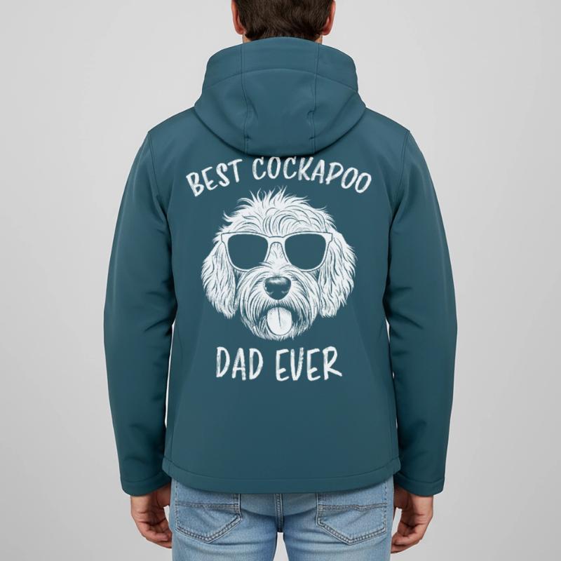 Cockapoo Saying Dad Funny Cockapoo Gift Men’s Recycled Softshell Jacket by Stanley/Stella
