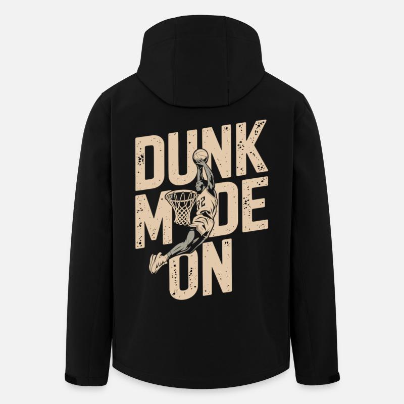 Dunk-Modus aktiviert - Recycelte Männer Softshell-Jacke von Stanley/Stella - Schwarz