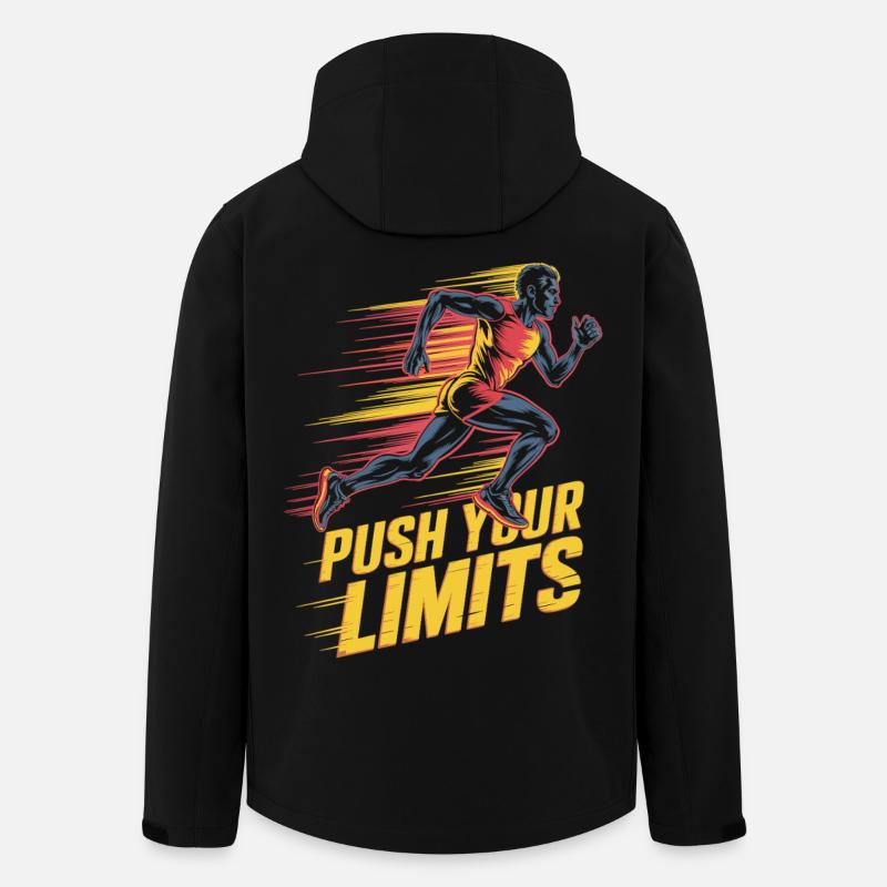 Repousser vos limites - Veste softshell homme en polyester recyclé Stanley/Stella - noir