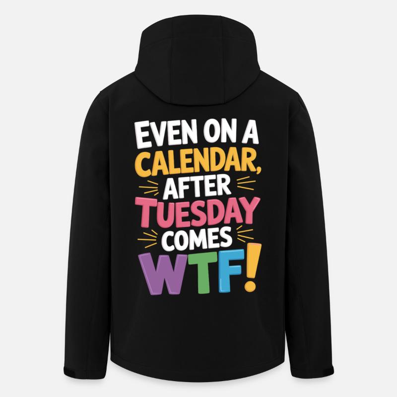 Tuesday over – WTF begins! - Men’s Recycled Softshell Jacket by Stanley/Stella - black