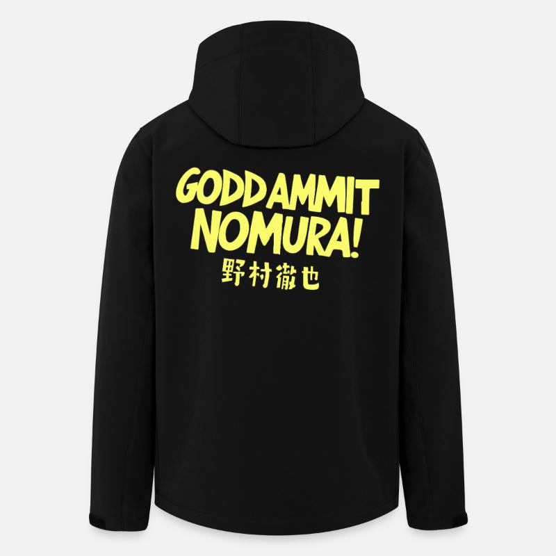 Goddammit Nomura – Japanisch Design - Recycelte Männer Softshell-Jacke von Stanley/Stella - Schwarz