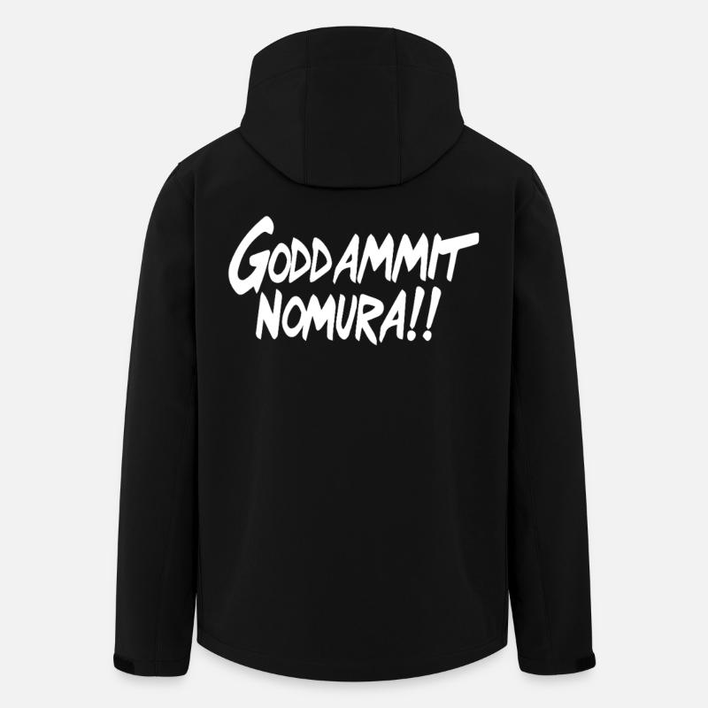 Goddammit Nomura – Conception simple - Veste softshell homme en polyester recyclé Stanley/Stella - noir