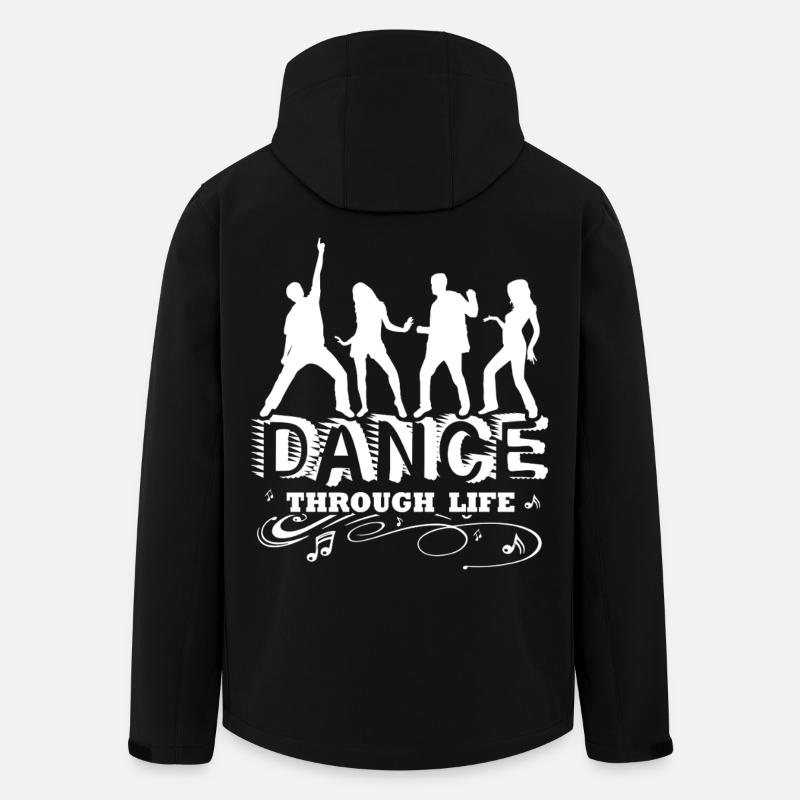 Dancer Dance Through Life - Men’s Recycled Softshell Jacket by Stanley/Stella - black