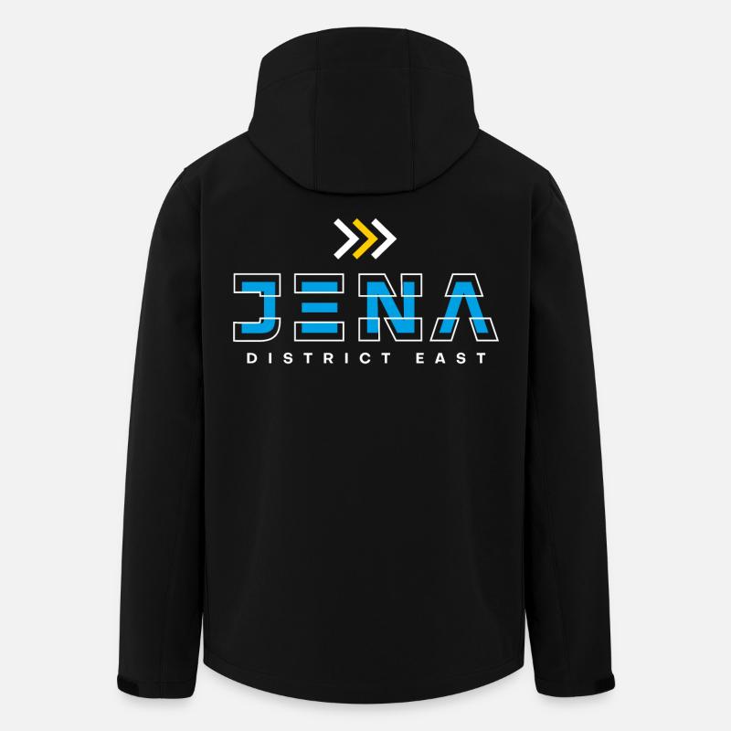 Quartier d’Iéna Est - Veste softshell homme en polyester recyclé Stanley/Stella - noir