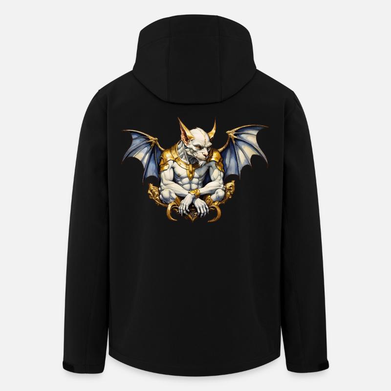 Gargoyle - Recycelte Männer Softshell-Jacke von Stanley/Stella - Schwarz