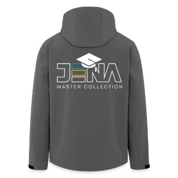 Jena Master Collection - Men’s Recycled Softshell Jacket by Stanley/Stella - black - Back - AI Model Male 185 light (185cm)