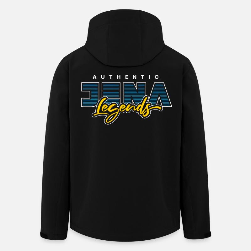 Jena Authentic Legends - Men’s Recycled Softshell Jacket by Stanley/Stella - black