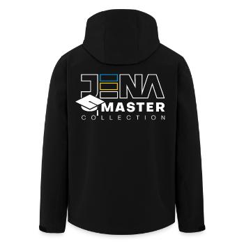 Jena Master Collection - Men’s Recycled Softshell Jacket by Stanley/Stella - black - Back - AI Model Male 185 light (185cm)