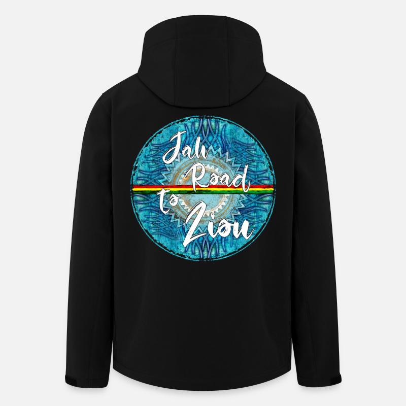 ouais route de zion - Veste softshell homme en polyester recyclé Stanley/Stella - noir
