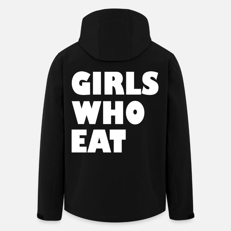Girls who eat - Recycelte Männer Softshell-Jacke von Stanley/Stella - Schwarz