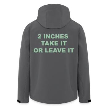 2 pouces Take It Or Leave It Meme Chemise drôle - Veste softshell homme en polyester recyclé Stanley/Stella - noir - Dos - AI Model Male 185 light (185cm)