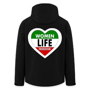 Women life freedom - Veste softshell homme en polyester recyclé Stanley/Stella - noir - Dos - AI Model Male 185 light (185cm)