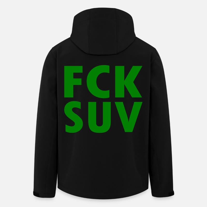 Fck suv - Veste softshell homme en polyester recyclé Stanley/Stella - noir