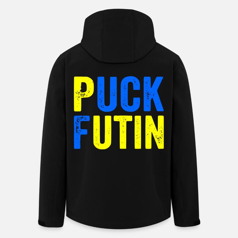 Puck futin - Recycelte Männer Softshell-Jacke von Stanley/Stella - Schwarz