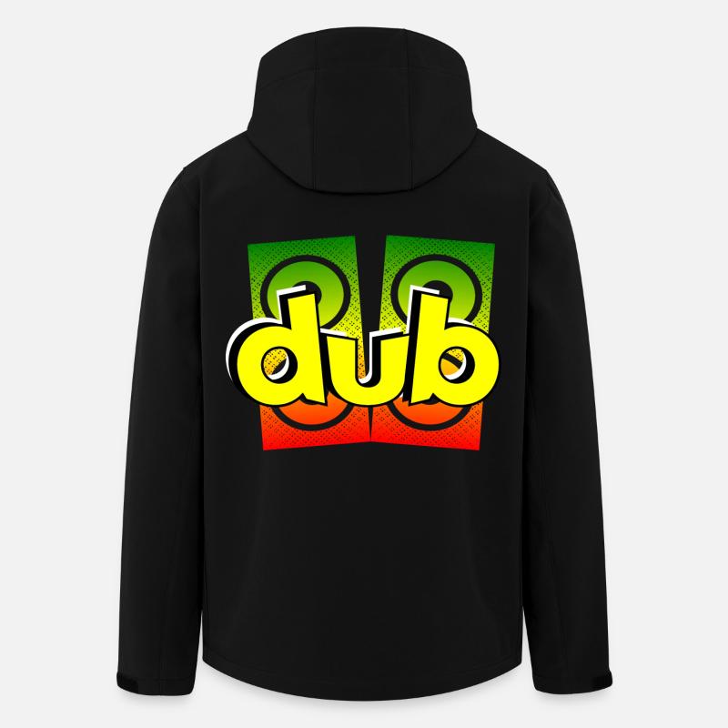 Dub - Veste softshell homme en polyester recyclé Stanley/Stella - noir