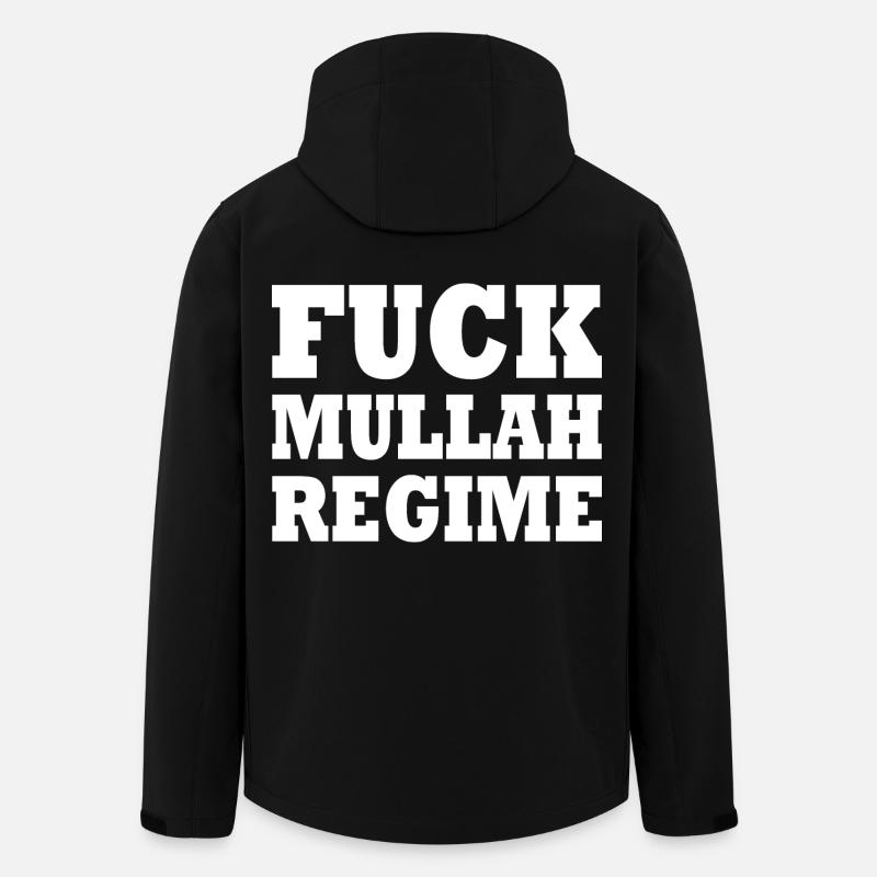 Fuck mullah regime iran - Men’s Recycled Softshell Jacket by Stanley/Stella - black
