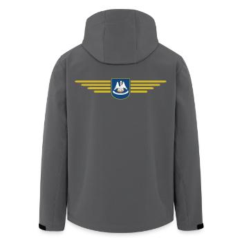 Louisiana Fan T-Shirt – Perfect for fans! - Men’s Recycled Softshell Jacket by Stanley/Stella - black - Back - AI Model Male 185 light (185cm)