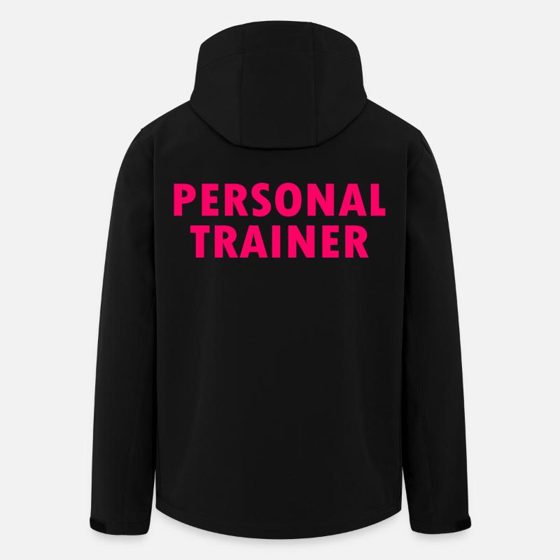 Personal trainer - Veste softshell homme en polyester recyclé Discoverer Stanley/Stella - noir