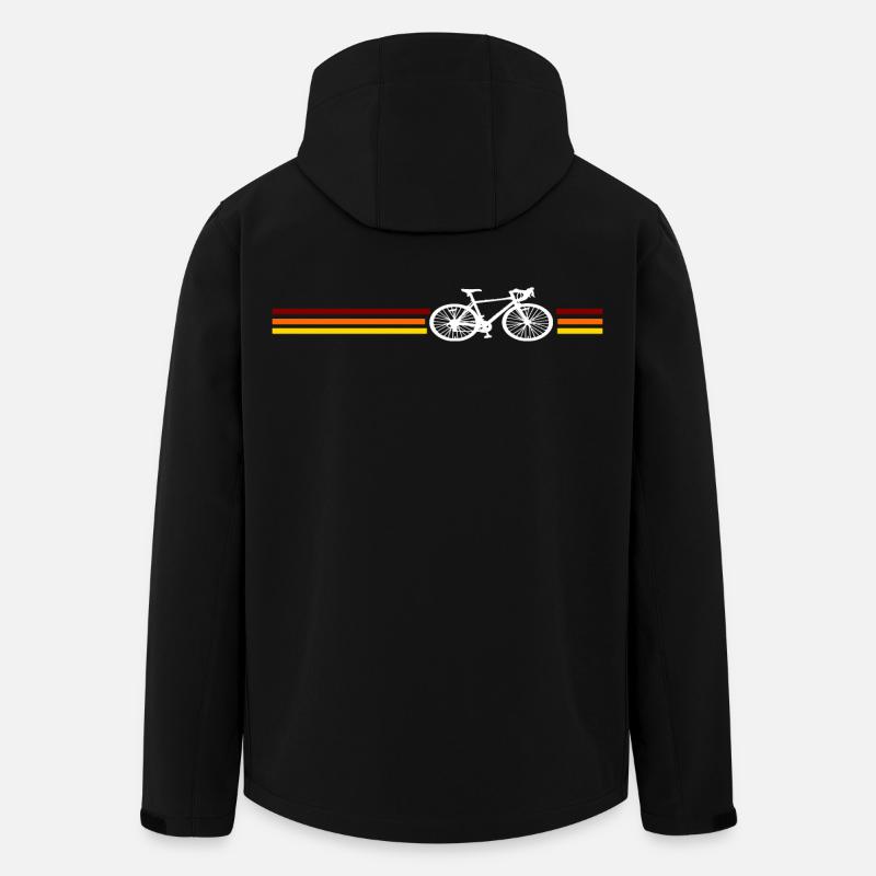 Bicycle Road Cycling - Men’s Recycled Softshell Jacket by Stanley/Stella - black