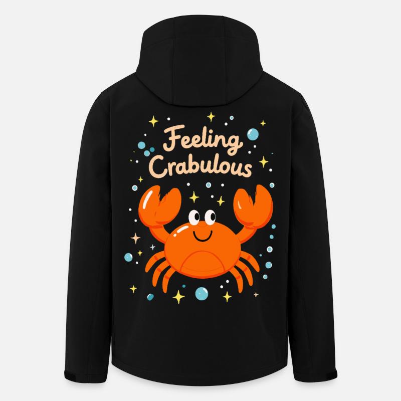 Feeling Crabulous - Men’s Recycled Softshell Jacket by Stanley/Stella - black