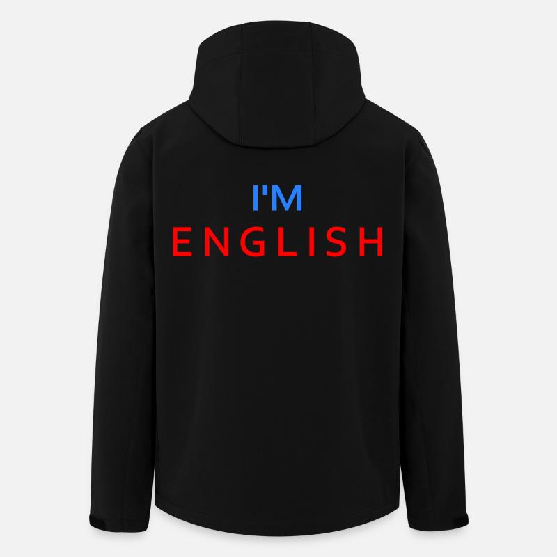 Im english - Recycelte Männer Softshell-Jacke von Stanley/Stella - Schwarz