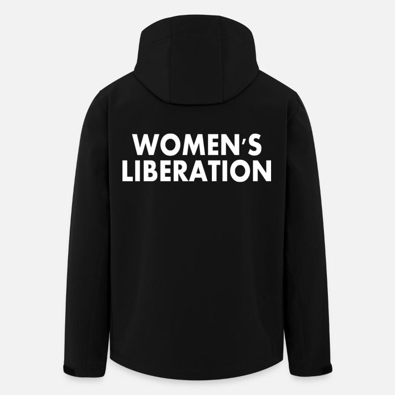 Womens liberation - Recycelte Männer Softshell-Jacke von Stanley/Stella - Schwarz