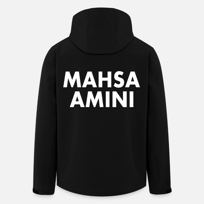 Mahsa amini - Veste softshell homme en polyester recyclé Stanley/Stella - noir