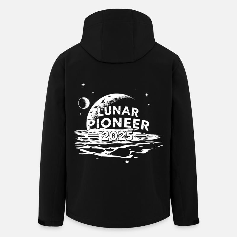 Lunar Pioneer 2025 - Recycelte Männer Softshell-Jacke von Stanley/Stella - Schwarz