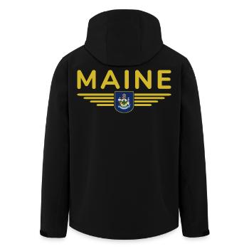 Maine Fan T-Shirt – Parfait pour les fans ! - Veste softshell homme en polyester recyclé Stanley/Stella - noir - Dos - AI Model Male 185 light (185cm)
