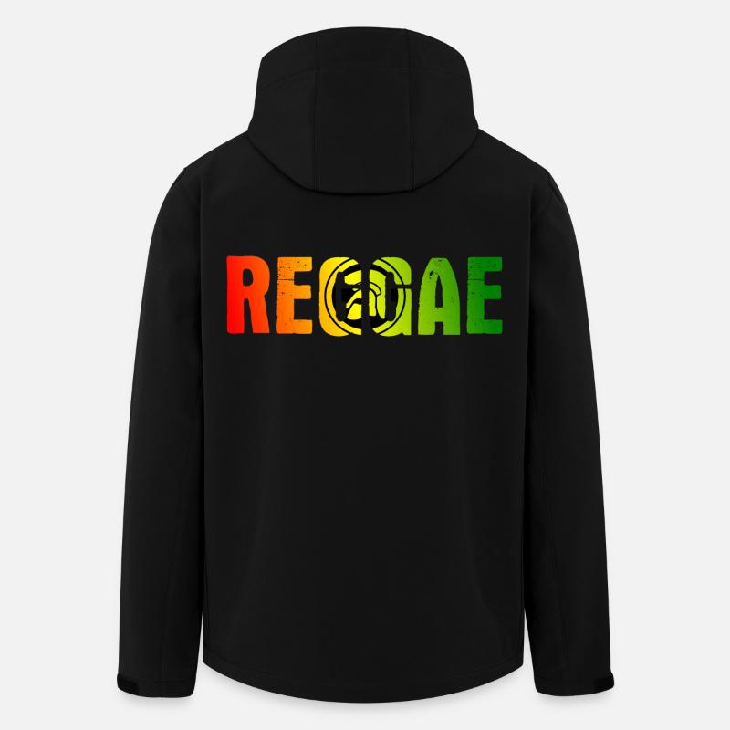Cheval de Troie reggae - Veste softshell homme en polyester recyclé Stanley/Stella - noir