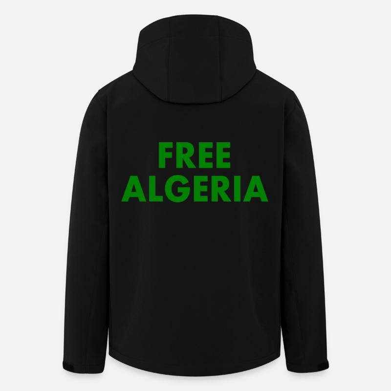 Algerien - Recycelte Männer Softshell-Jacke von Stanley/Stella - Schwarz