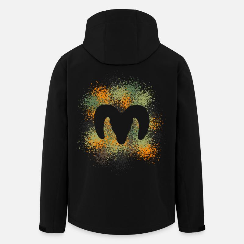 Chasseur de mouflons d’Amérique - Veste softshell homme en polyester recyclé Stanley/Stella - noir