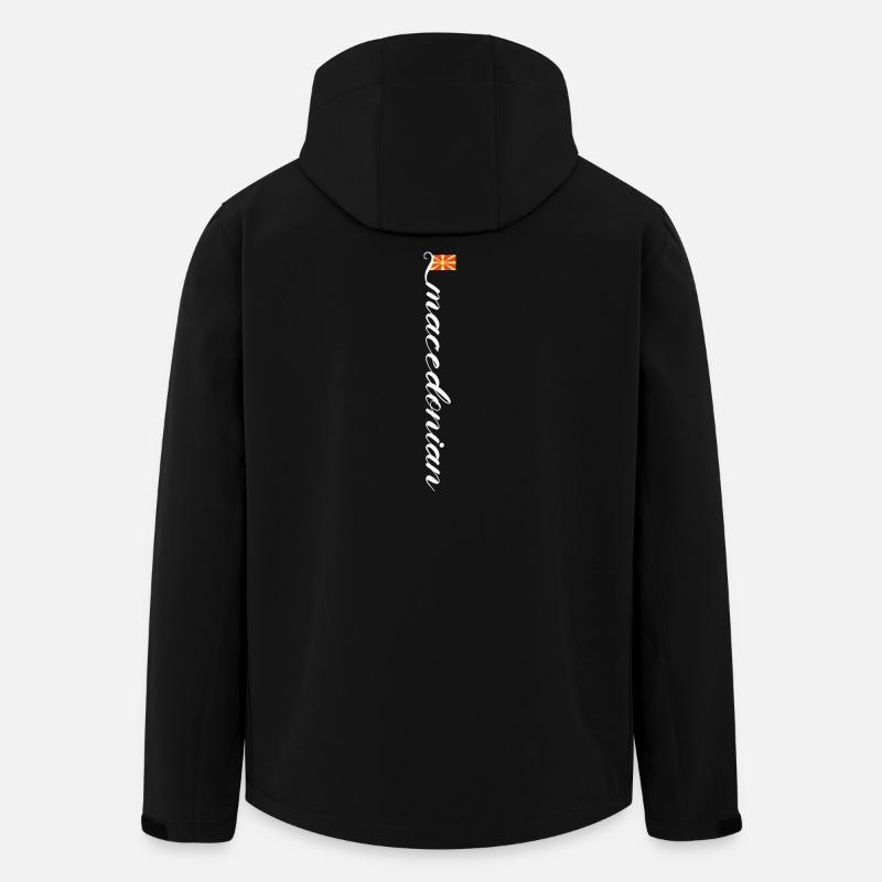 Macédoine - Veste softshell homme en polyester recyclé Stanley/Stella - noir