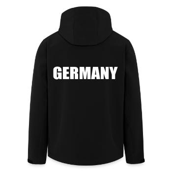 Germany - Veste softshell homme en polyester recyclé Stanley/Stella - noir - Dos - AI Model Male 185 light (185cm)