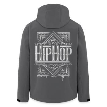 HipHop - Hip hop - Hip-Hop Old School - Men’s Recycled Softshell Jacket by Stanley/Stella - black - Back - AI Model Male 185 light (185cm)