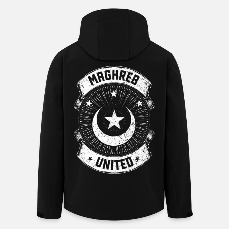 Maghreb ♥ Maghreb United - Recycelte Männer Softshell-Jacke von Stanley/Stella - Schwarz