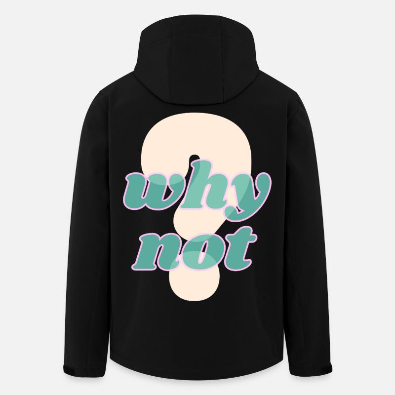 Pourquoi pas un design de déclaration - Veste softshell homme en polyester recyclé Stanley/Stella - noir