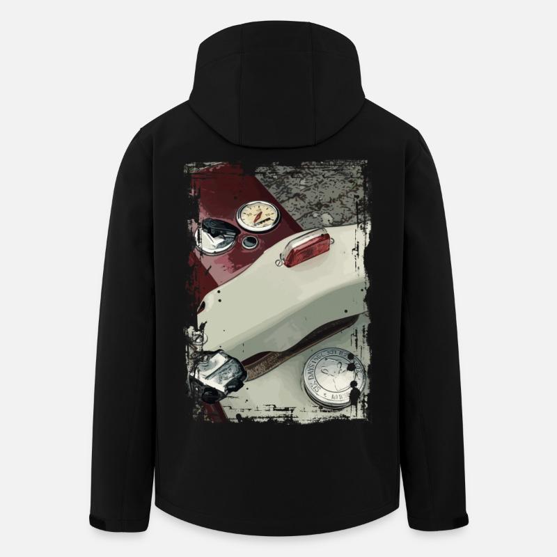 Star Zweitaktlegende - Recycelte Männer Softshell-Jacke von Stanley/Stella - Schwarz
