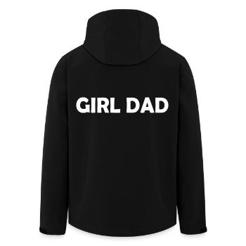 Girl dad - Veste softshell homme en polyester recyclé Stanley/Stella - noir - Dos - AI Model Male 185 light (185cm)