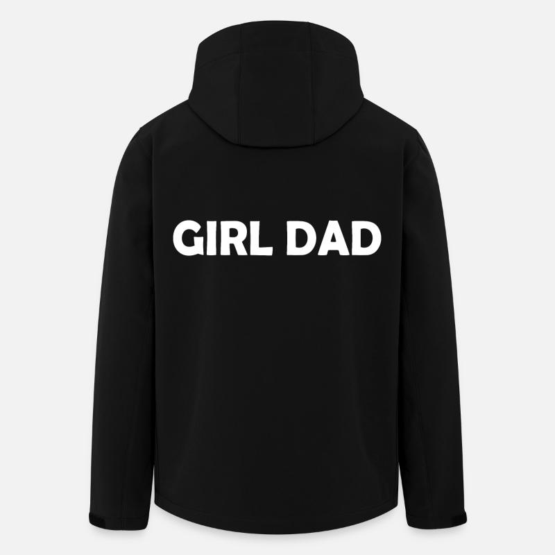 Girl dad - Veste softshell homme en polyester recyclé Stanley/Stella - noir