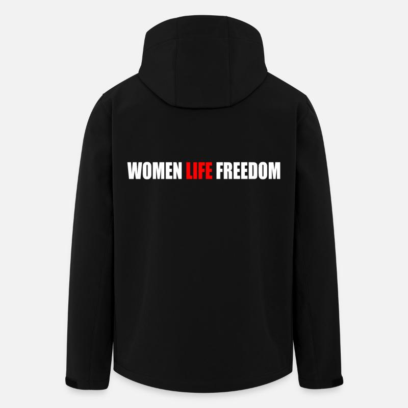 Women life freedom - Men’s Recycled Softshell Jacket by Stanley/Stella - black