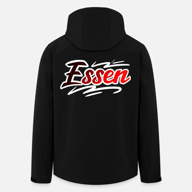 Essen - Recycelte Männer Softshell-Jacke von Stanley/Stella - Schwarz