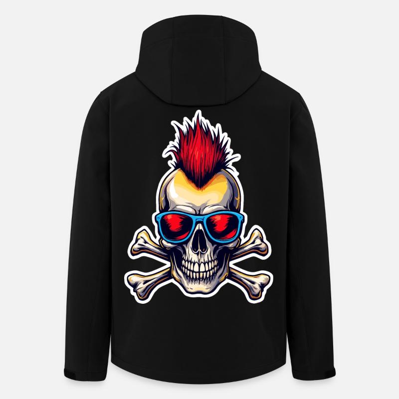 Punk - Veste softshell homme en polyester recyclé Stanley/Stella - noir