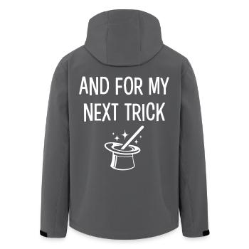 Und für meinen nächsten Trick - Recycelte Männer Softshell-Jacke von Stanley/Stella - Anthrazit - Hinten - AI Model Male 185 light (185cm)