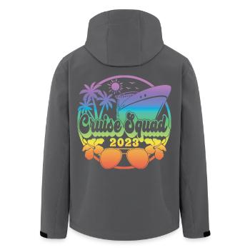 Cruise Squad 2023 Cruising Family Friends Vacation - Men’s Recycled Softshell Jacket by Stanley/Stella - black - Back - AI Model Male 185 light (185cm)
