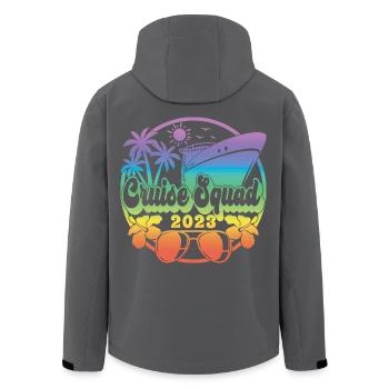 Cruise Squad 2023 Cruising Family Friends Vacation - Men’s Recycled Softshell Jacket by Stanley/Stella - black - Back - AI Model Male 185 light (185cm)